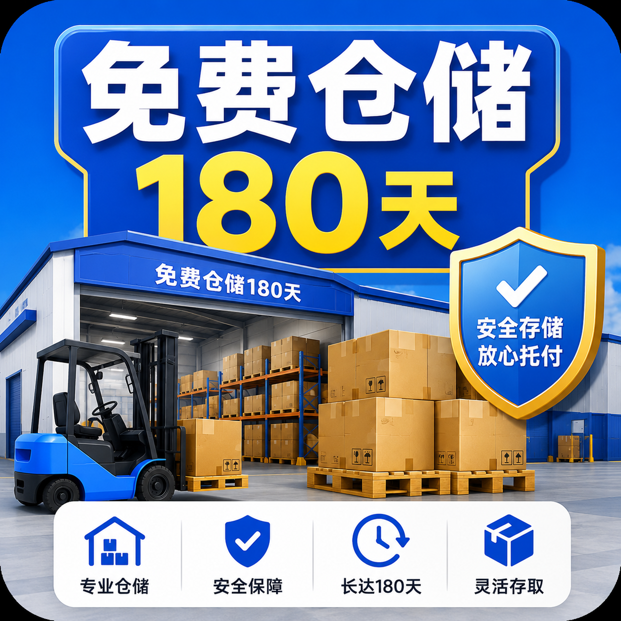 免费仓储180天